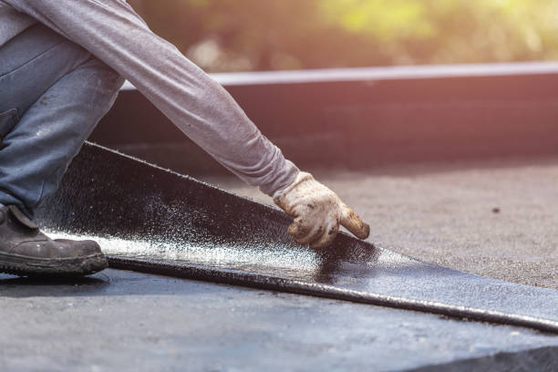 Professional Vapor Barrier Installation technician working in Irons, MI